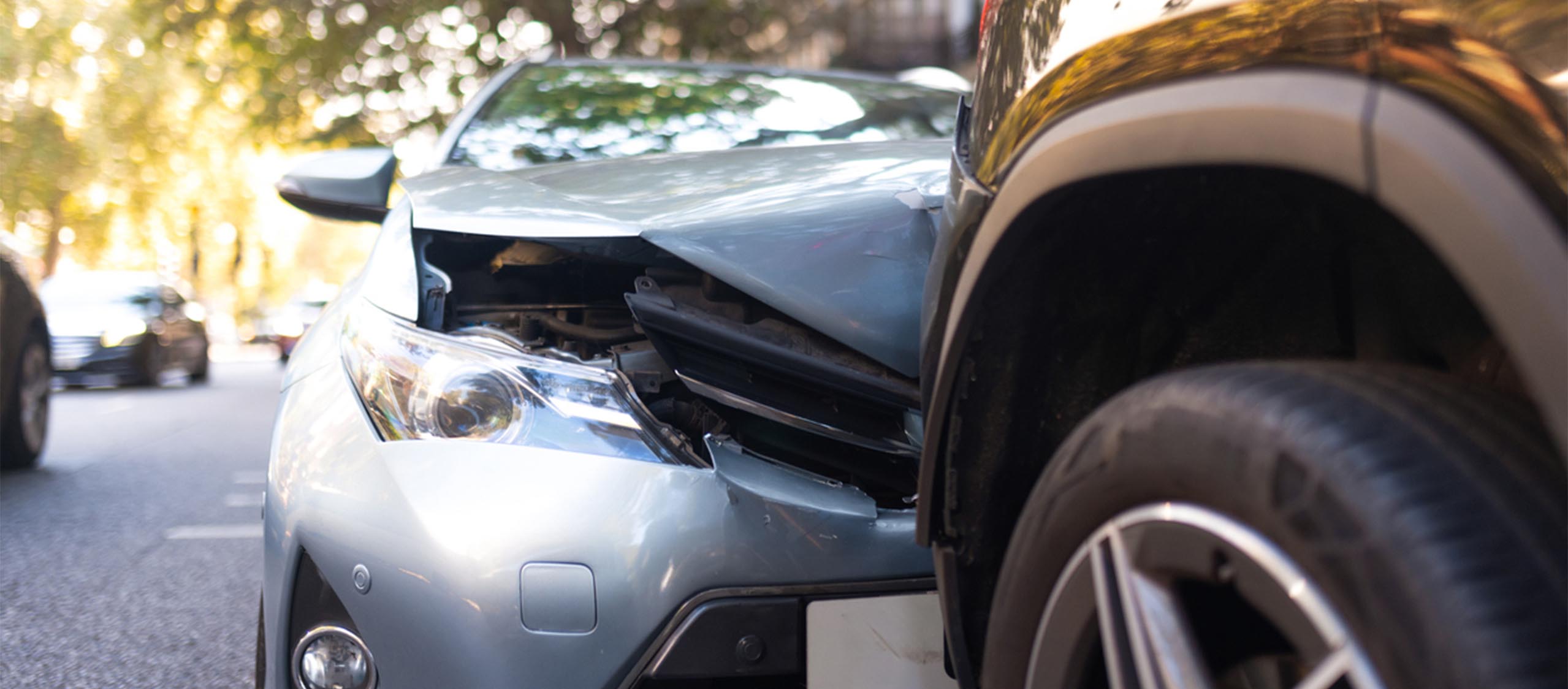 Coche con daños tras un accidente de tráfico, reclamación con Castro Abogados en Mallorca